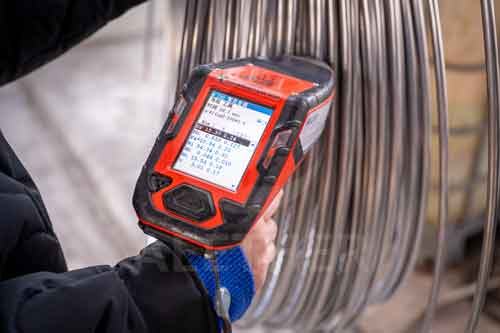 Hastelloy B coil tube processing