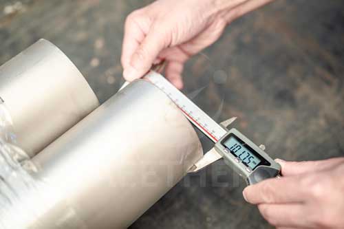 Hastelloy B-2 seamless pipe diameter inspection