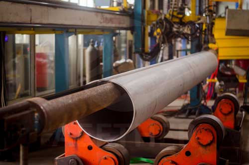 Hastelloy B-3 welded tube inspection