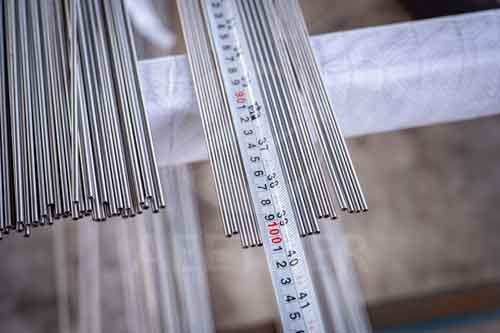 Incoloy 800HT capillary tube length inspection