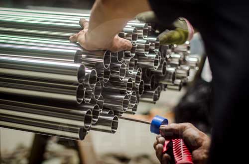 Hastelloy B-3 welded tube inspection