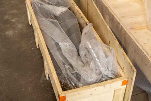 Monel R-405 round bar in wooden case