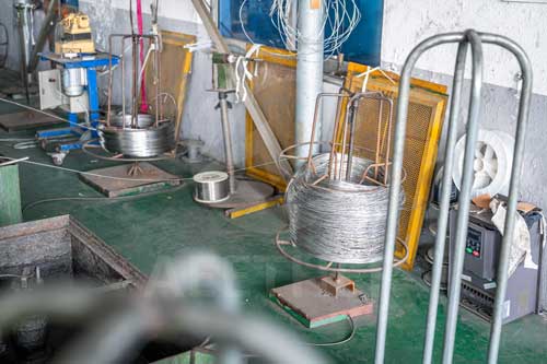 Monel R-405 wire size inspection