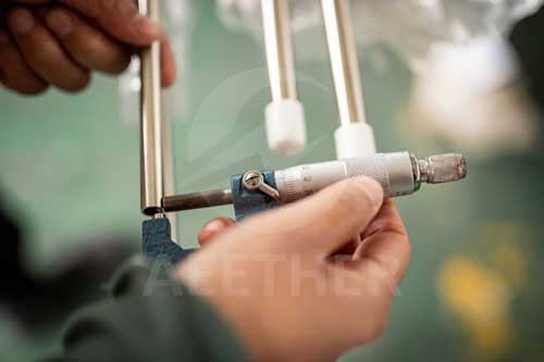 cold drawing for Incoloy 800HT capillary tube size inspection