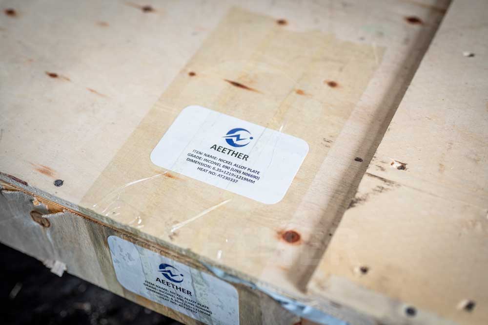 photo of nickel alloy sheets