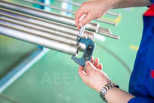 Hastelloy B-2 seamless tube size inspection