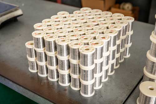 Monel R-405 wire in coils